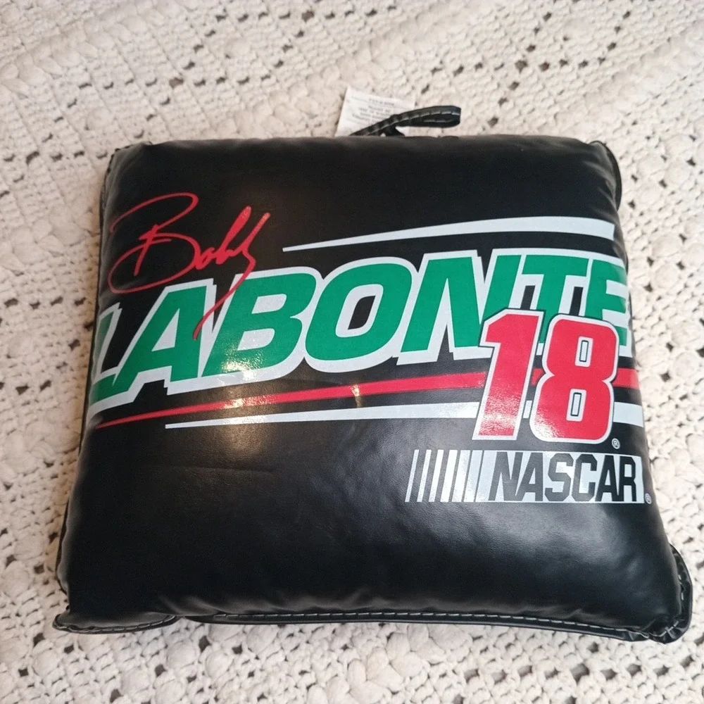 Vintage Y2K BOBBY LABONTE #18 Nascar 2000 Joe Gibbs Racing‎ Pillow Seat Sports